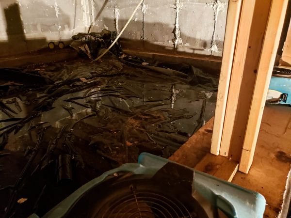 Crawlspace Water Cleanup in Destin